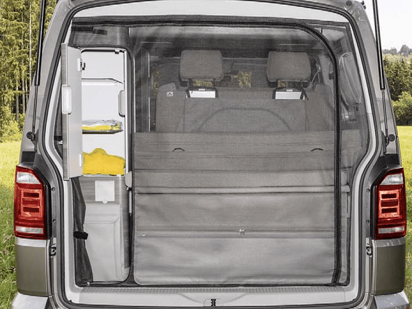 BRANDRUP FLYOUT moustiquaire pour coffre avec ouverture - Volkswagen T5/T6/T6.1. BRANDRUP FLYOUT moustiquaire pour coffre avec ouverture - Volkswagen T5/T6/T6.1.